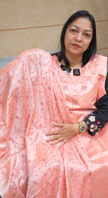 Salwar suit set  - peach shade Search code 4411