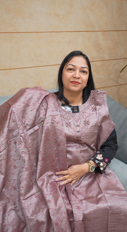 Salwar suit set  - dark lavander shade Search code 4412