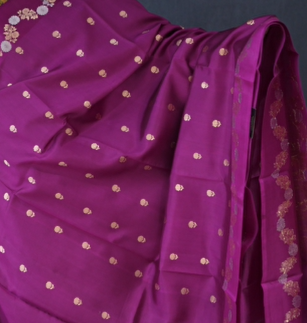 Soft kathan Silk Saree  -VadaMali shade  Search code 5614