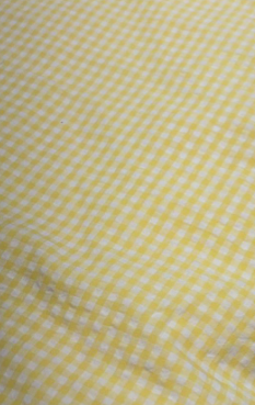checks Running Material  - yellow color  Search code 7506