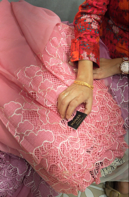 Running Material  -peach color  Search code 3363