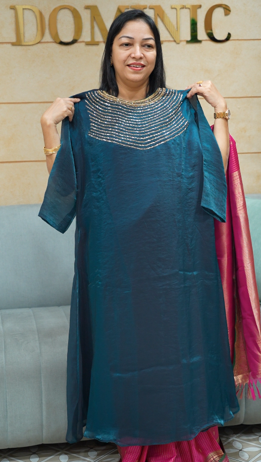 Top -turkish blue  shade Search code3583