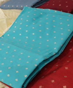 UNSTITCHED SALWAR  SUIT SET -Powder blue   shade Search code 2010