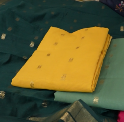 UNSTITCHED SALWAR  SUIT SET -Yellow shade Search code 2016