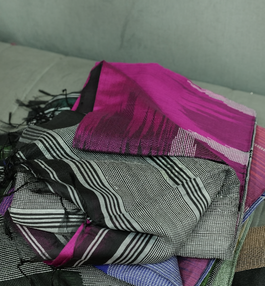 JUTE LINEN SAREE  -vadamalli color Search code 9997