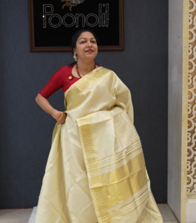 ponn kani collections - Golden  shade Search code 8515