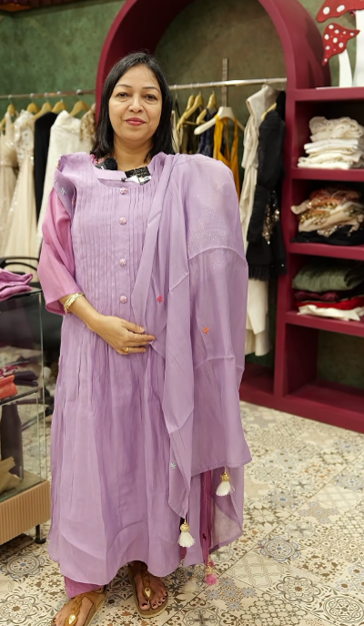 salwar suit sets -  lavander shade Search code 3503