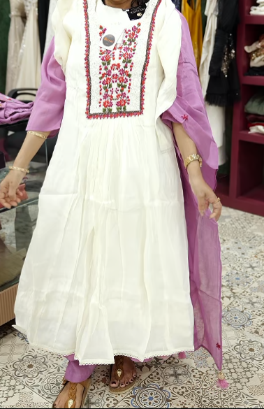 salwar suit sets - off white shade Search code 3506