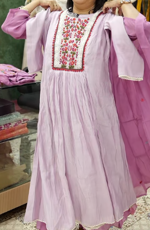 salwar suit sets - lavander shade Search code 3507