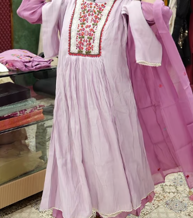 salwar suit sets - lavander shade Search code 3507