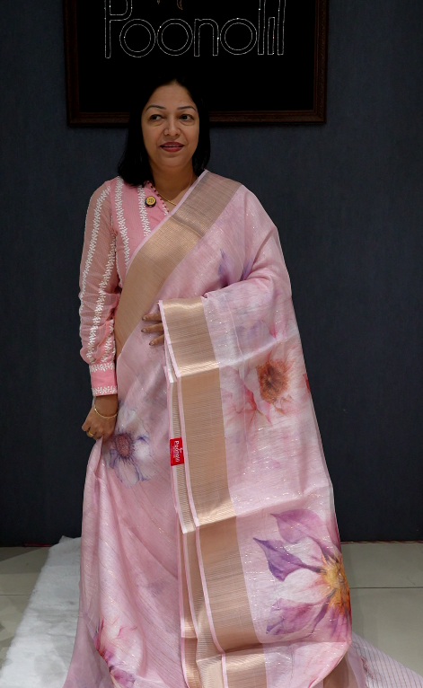 Quick saile saree -Pink  color Search code 5310