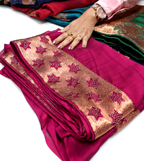 Quick saile saree - Kum kum maroon  color Search code 5314