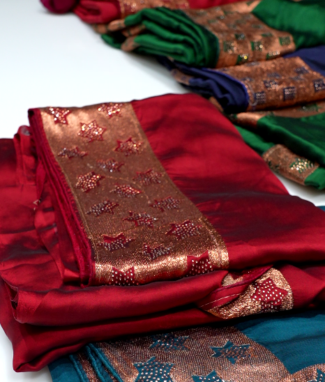 Quick saile saree - Reddish maroon    color Search code 5316