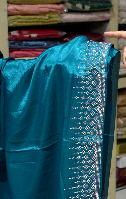 Quick saile saree -Blue color Search code 5325