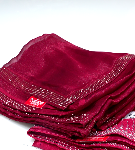 Quick saile saree -Dark red color Search code 5330