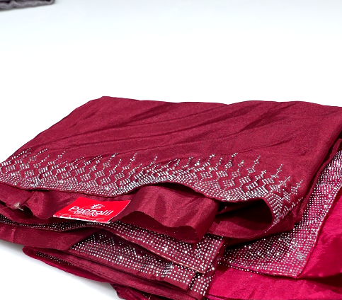 Quick saile saree -Dark marron  color Search code 5332