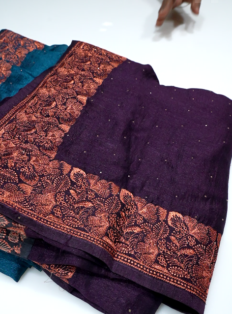 Quick saile saree -Wine   color Search code 5340