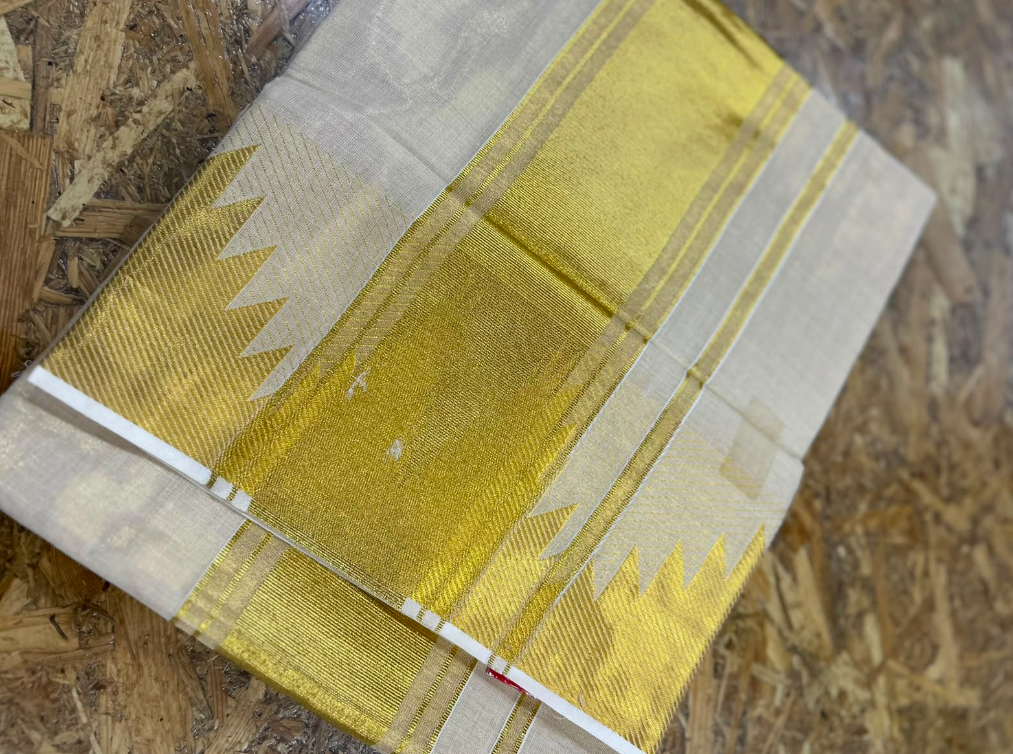 set saree - Golden tissue   Search code 9031