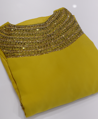 QUICK SALE SALWAR SUIT SETS  -yellow color shade Search code 3011
