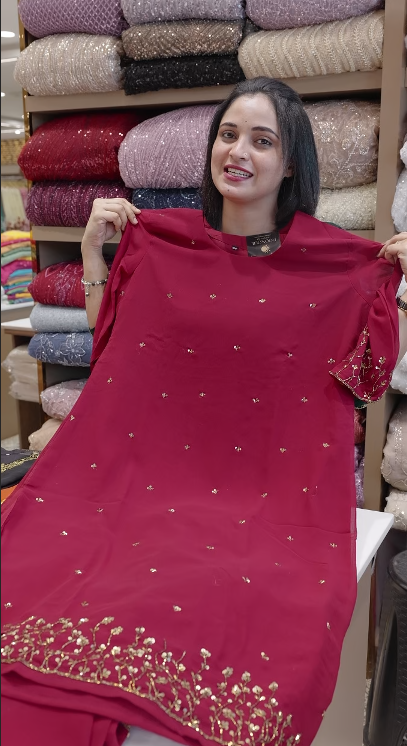 QUICK SALE SALWAR SUIT SETS  -maroon color shade Search code 3012