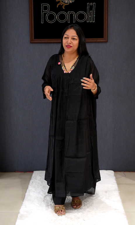salwar suit set- Black shade Search code 5555