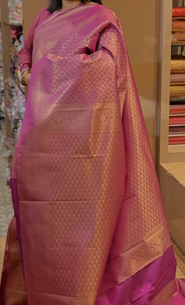 BROCADE SAREE- vadamalli colour shade Search code 8509