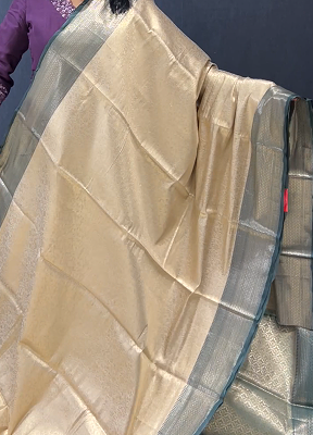 Saree - bottle green  shade Search code 9002