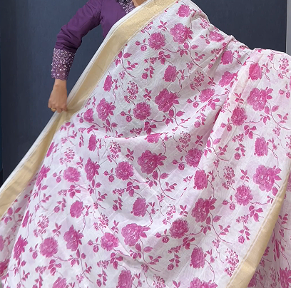 Saree - pink    shade Search code 9000