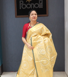 ponn kani collections - Golden  shade Search code 8511