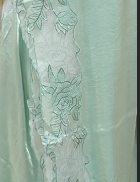 Organza Saree - aqua blue color shade Search code 7003