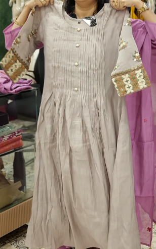 salwar suit sets - gray shade Search code 3504