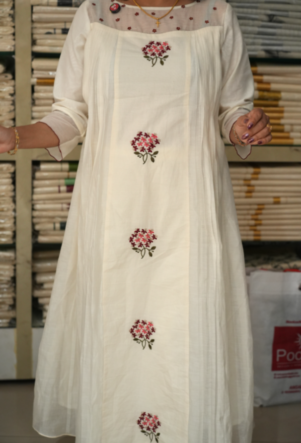 Kurta  Top-  Cream  color Search code 3333
