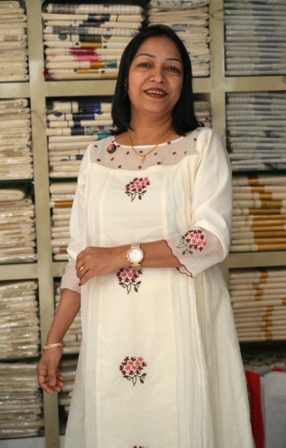 Kurta  Top-  Cream  color Search code 3333