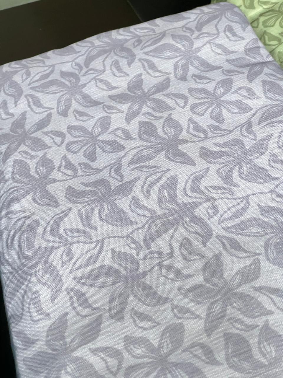 Linen Running material  - Lavender shade search  code 6501