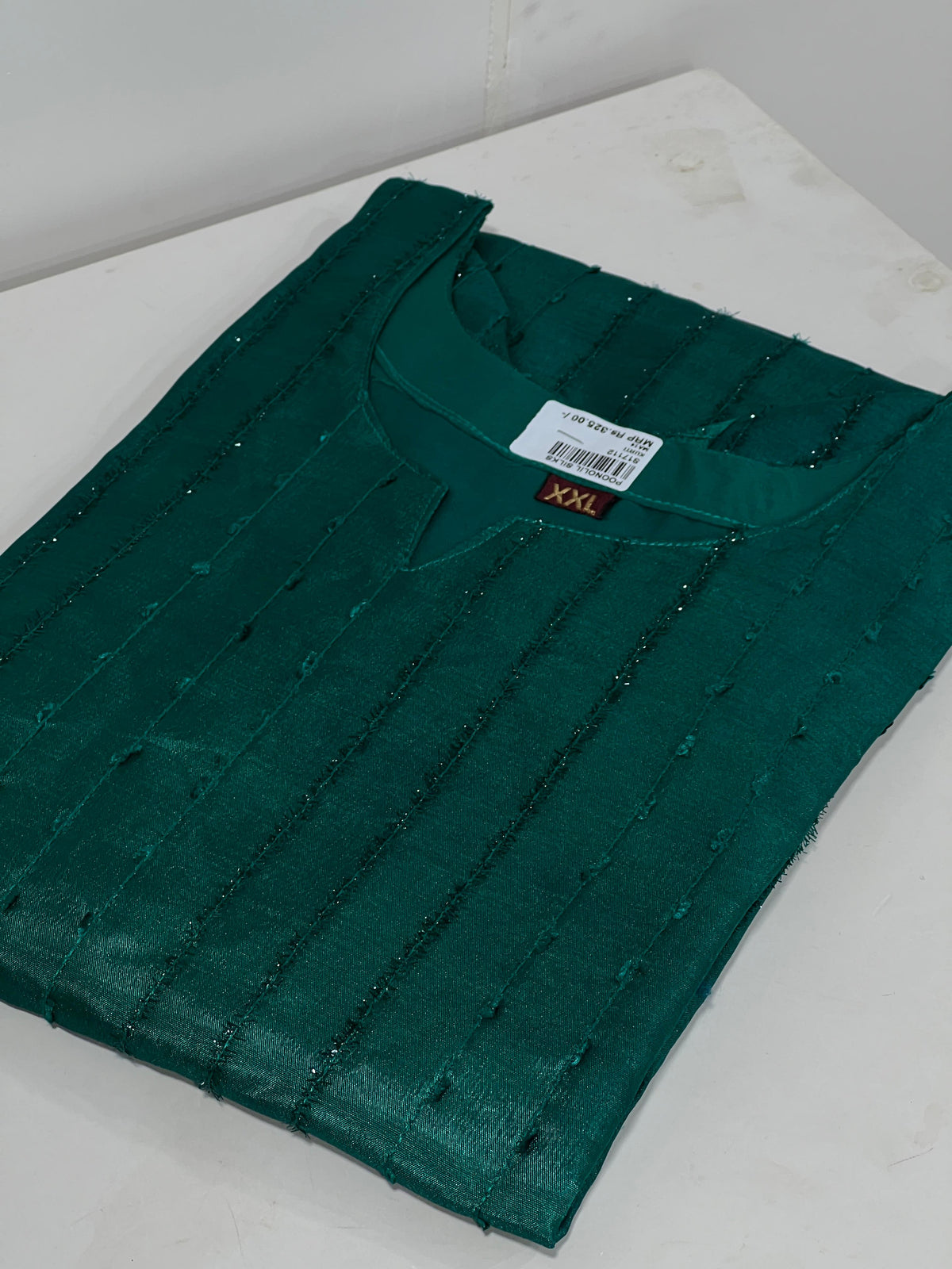 Kurta  Top-  Emarald green shade Search code 7224