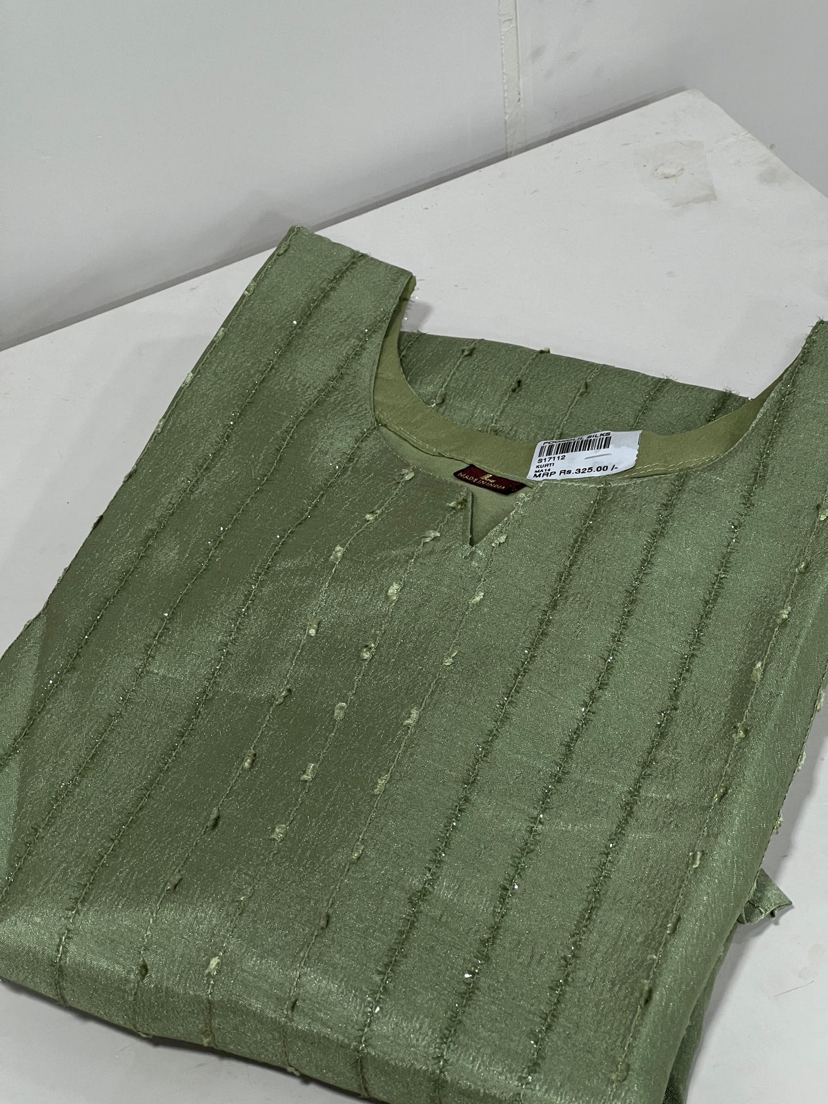 Kurta  Top-Pista green  shade Search code 7228