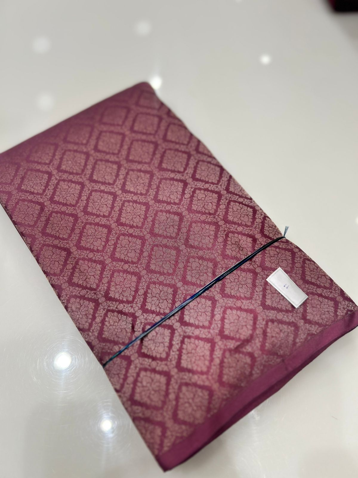 KANCHIPURAM SAREE -Maroon   shade Search code 6309