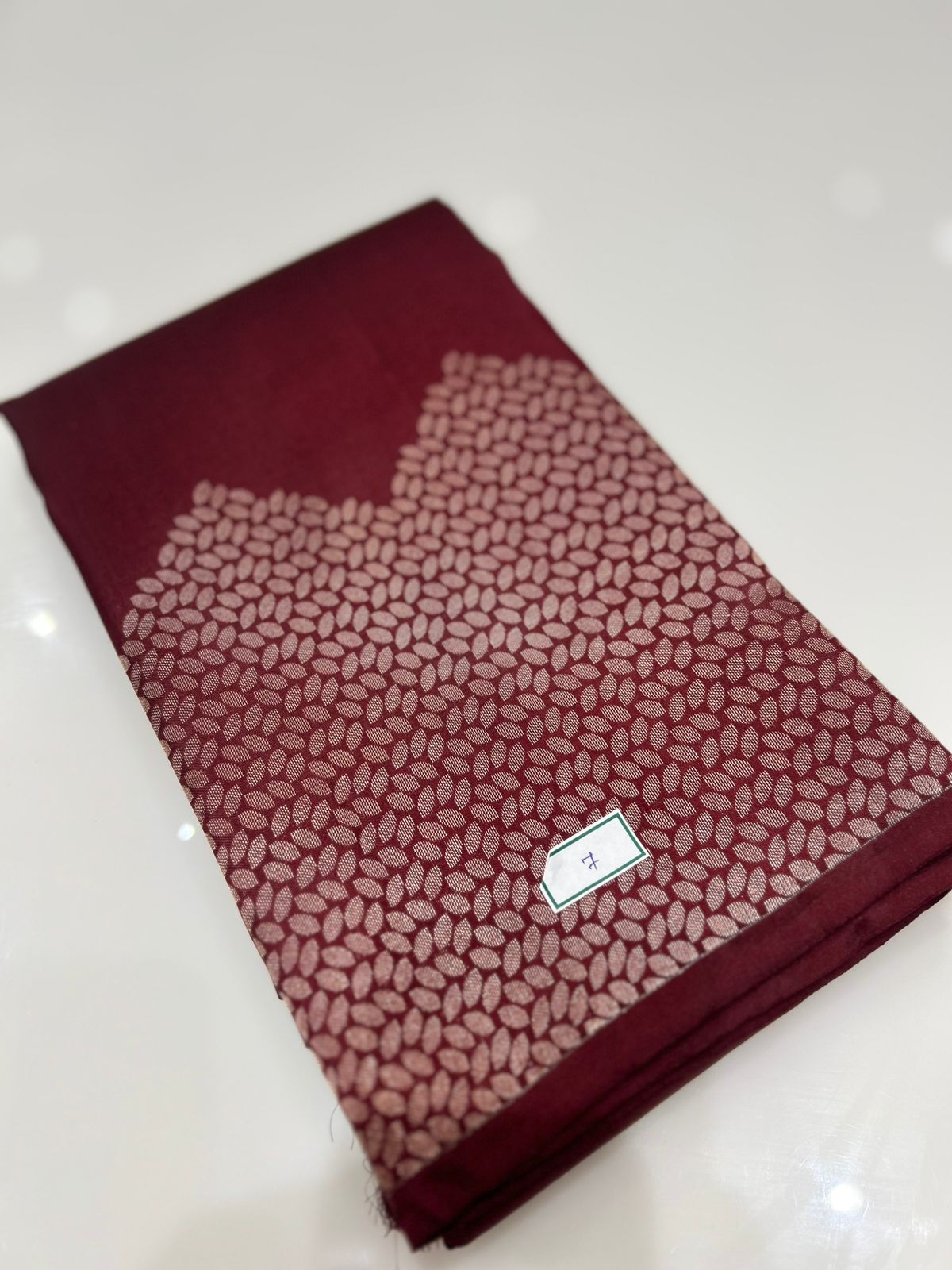 KANCHIPURAM SAREE -Coffee brown  shade Search code 6314
