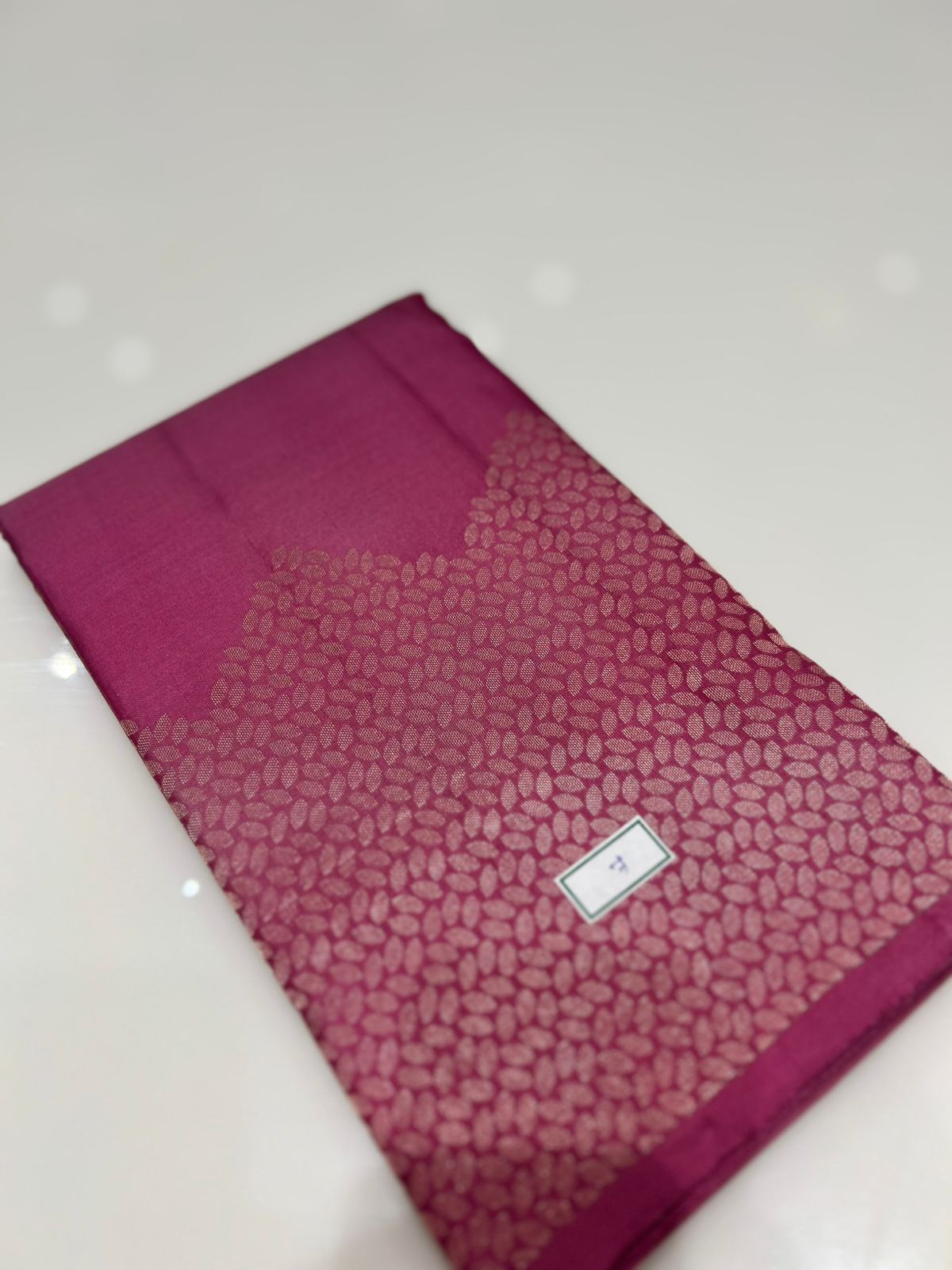 KANCHIPURAM SAREE -Dusty maroon   shade Search code 6311