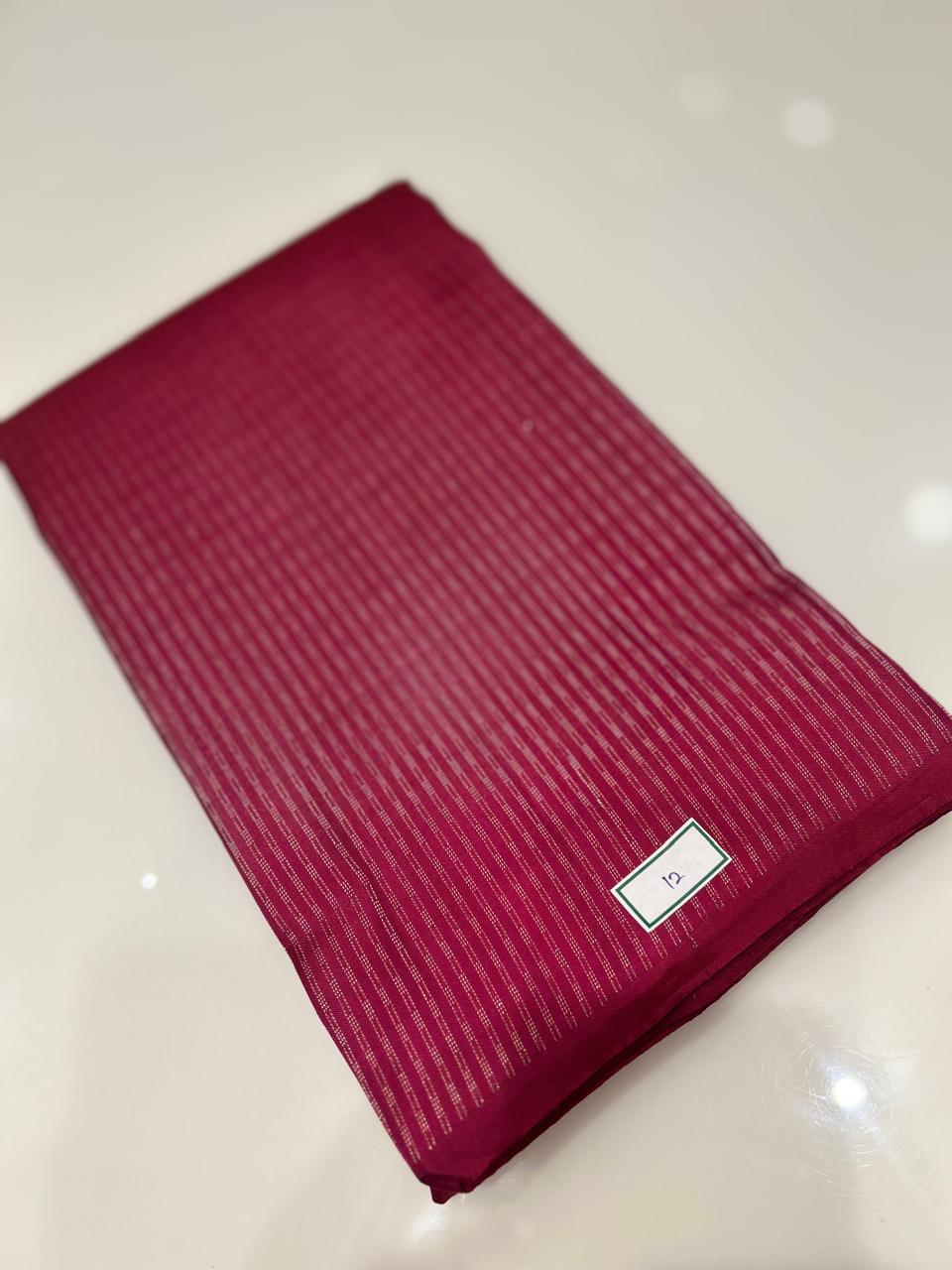 KANCHIPURAM SAREE -Maroon shade Search code 6330