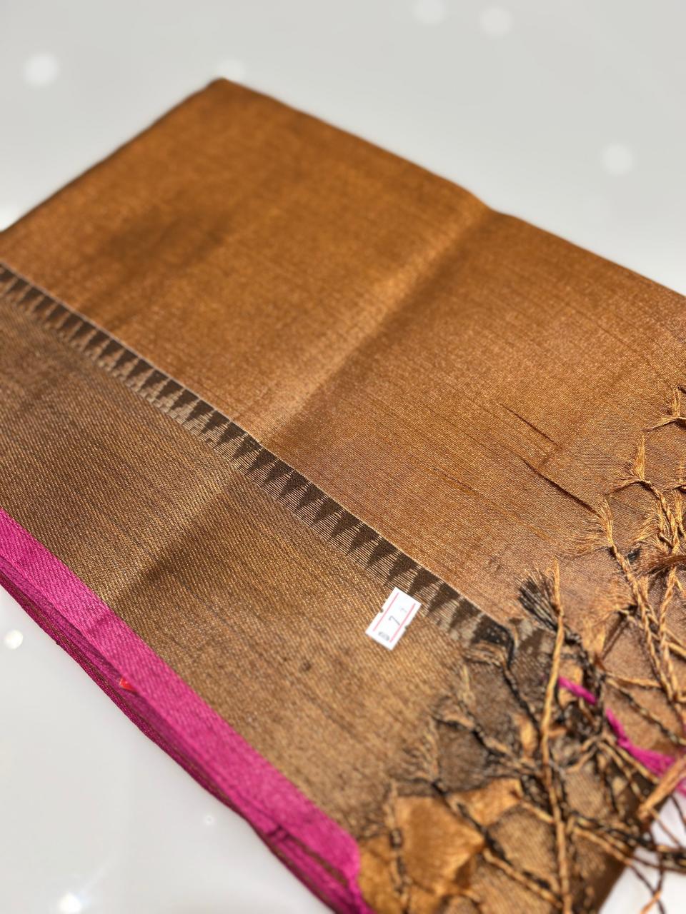 Tissue Saree- Copper Shade search code 8517