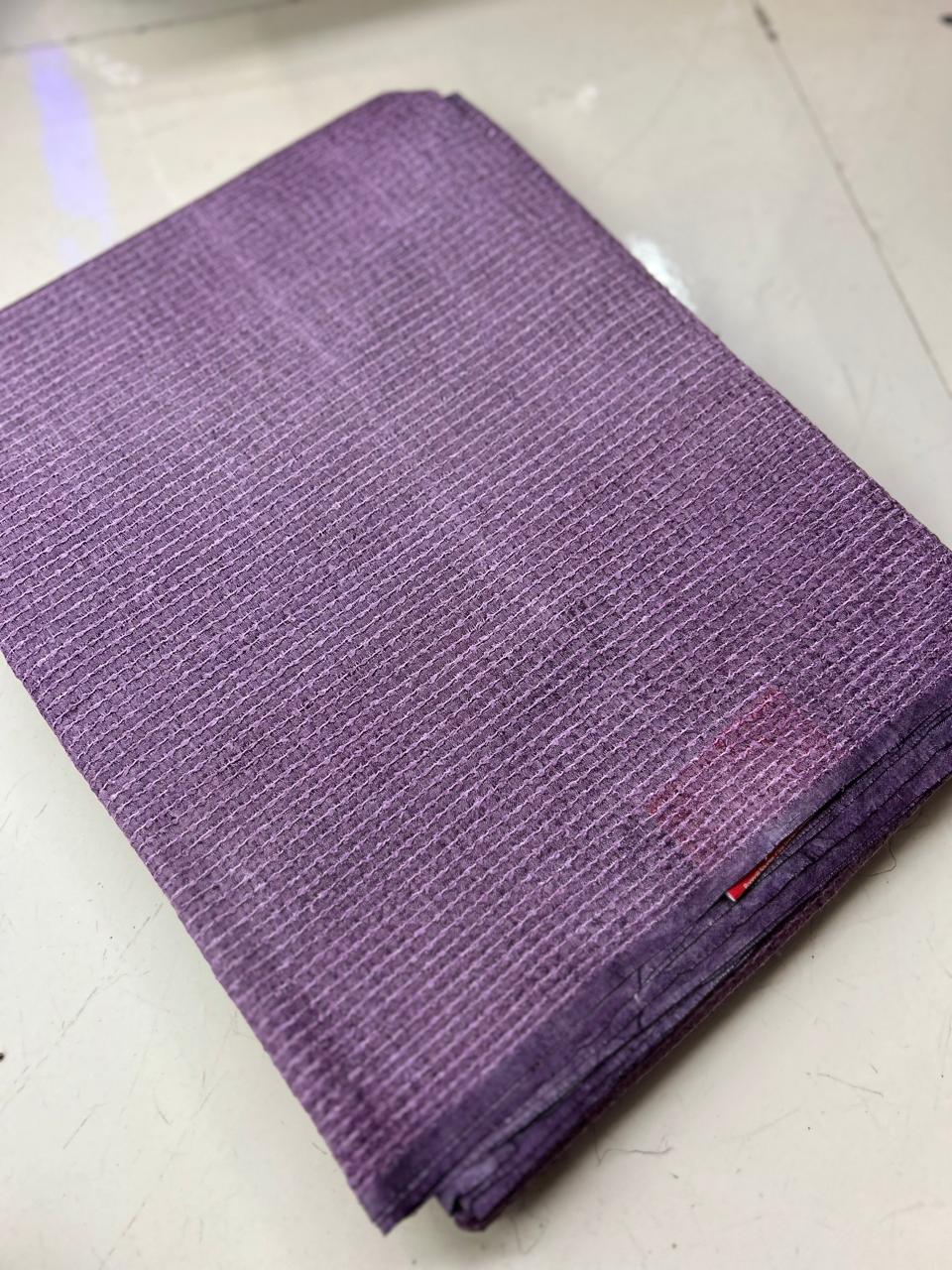 Tussar Saree -Dark mauve shade Search code 1536