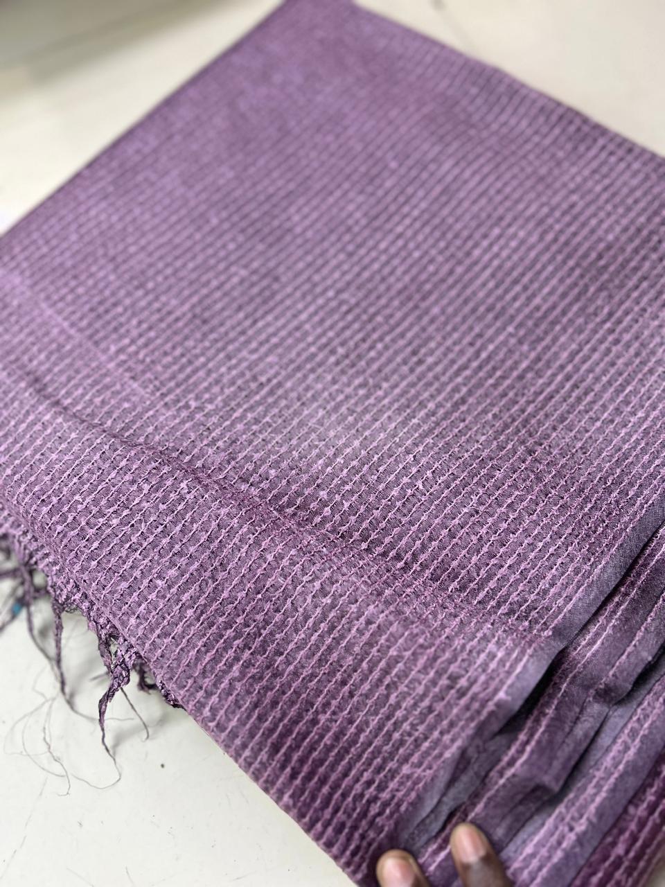 Tussar Saree -Light Lalic shade Search code 1537