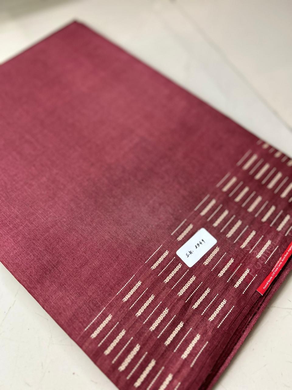 Tussar Saree -Brick shade Search code 1548