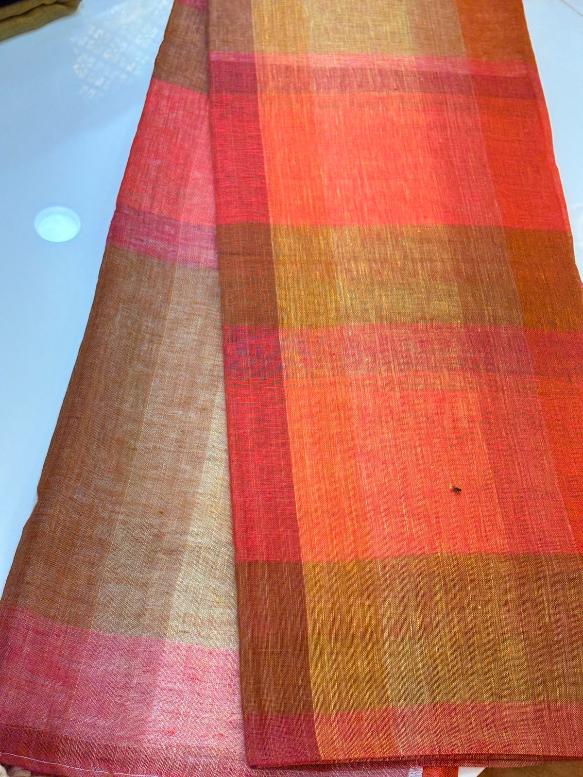 Cotton  Saree-Multi shade Search code 7704