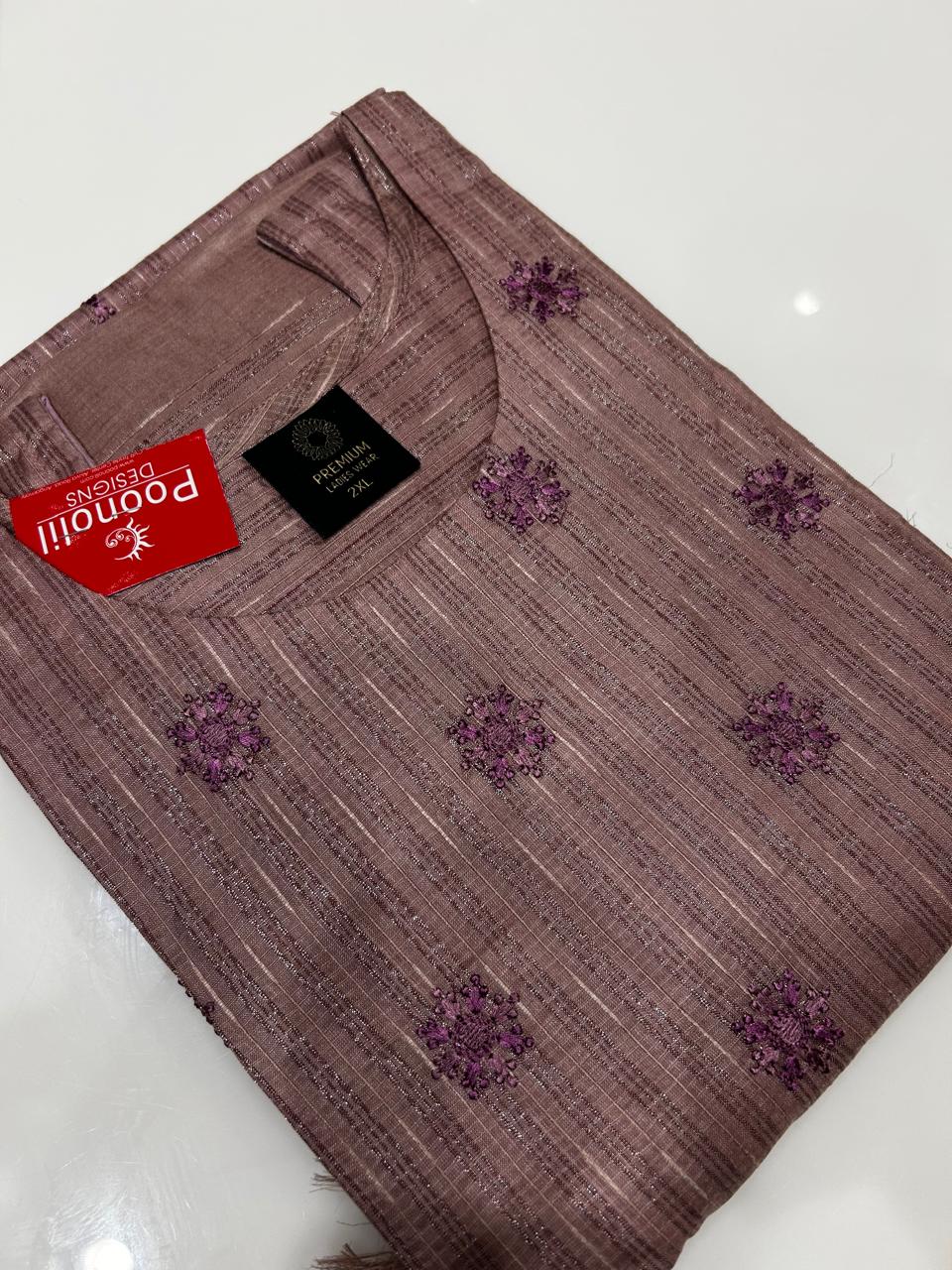 Salwar suit set-Onion shade Search code 4809