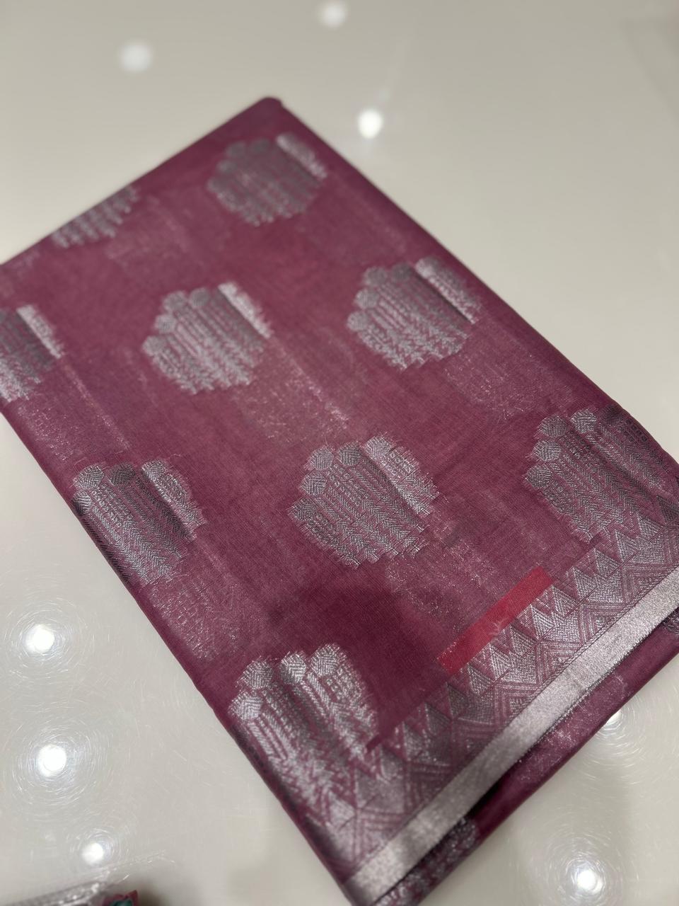 Masrai Cotton Saree -Pink  shade  Search code 3603