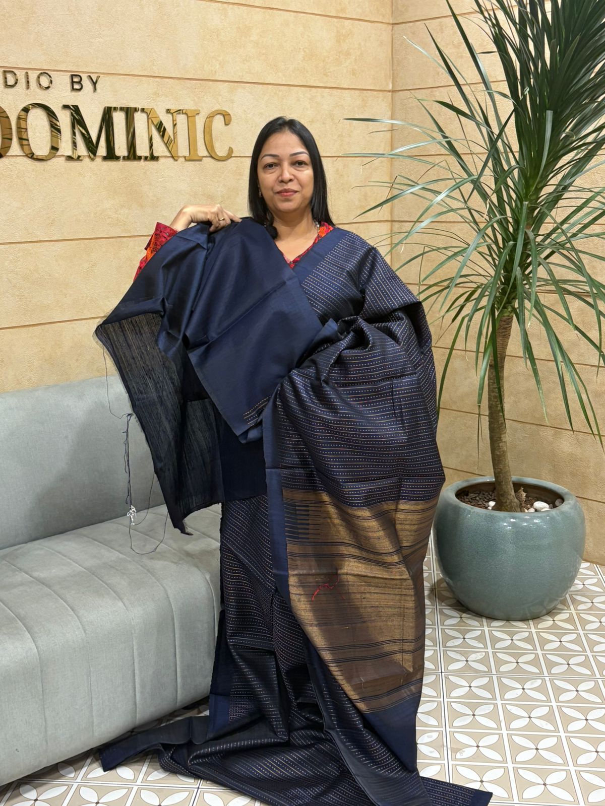 RAW  SILK SAREE  -  Search code 6012