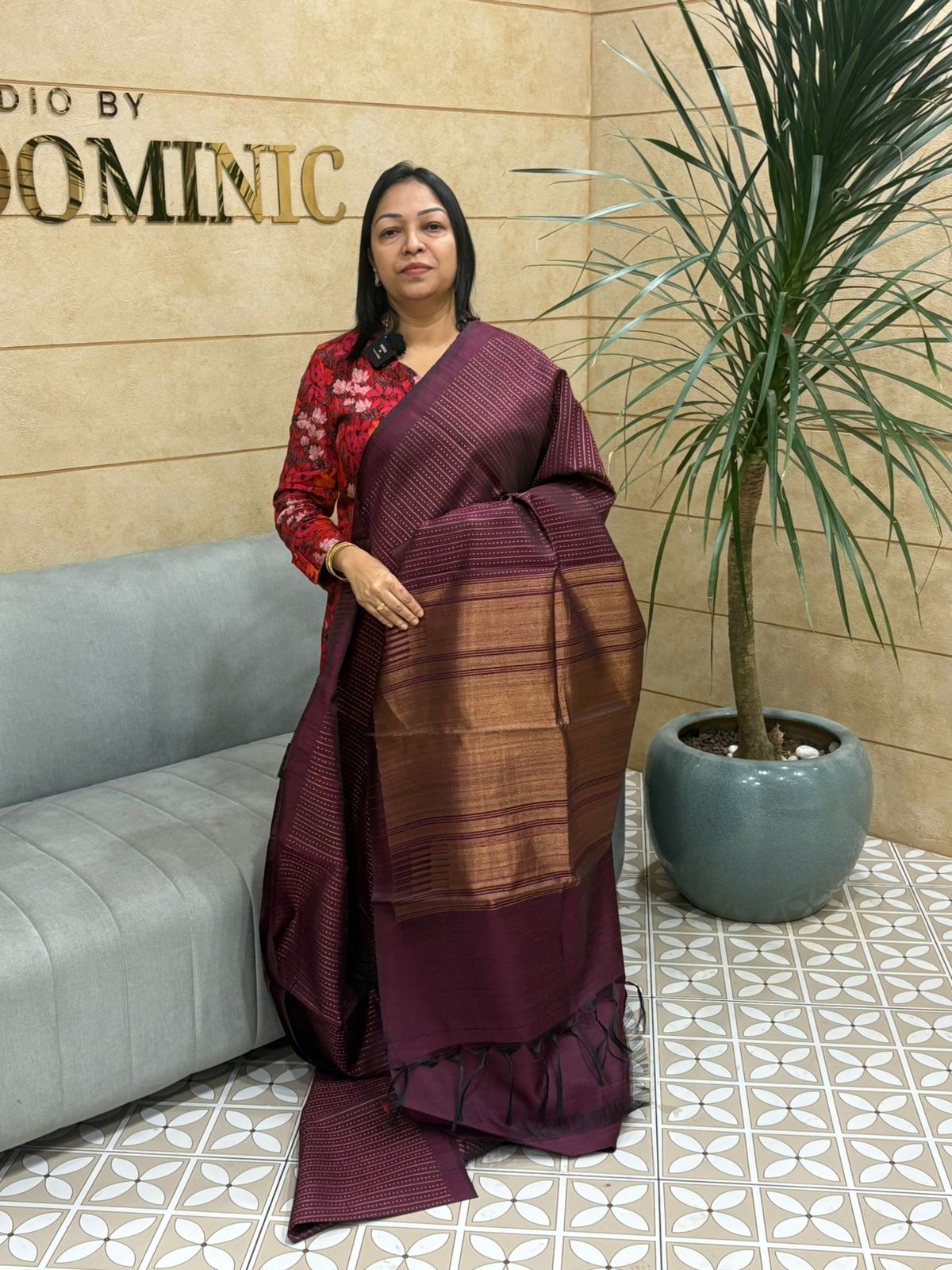 RAW  SILK SAREE  -  Search code 6013