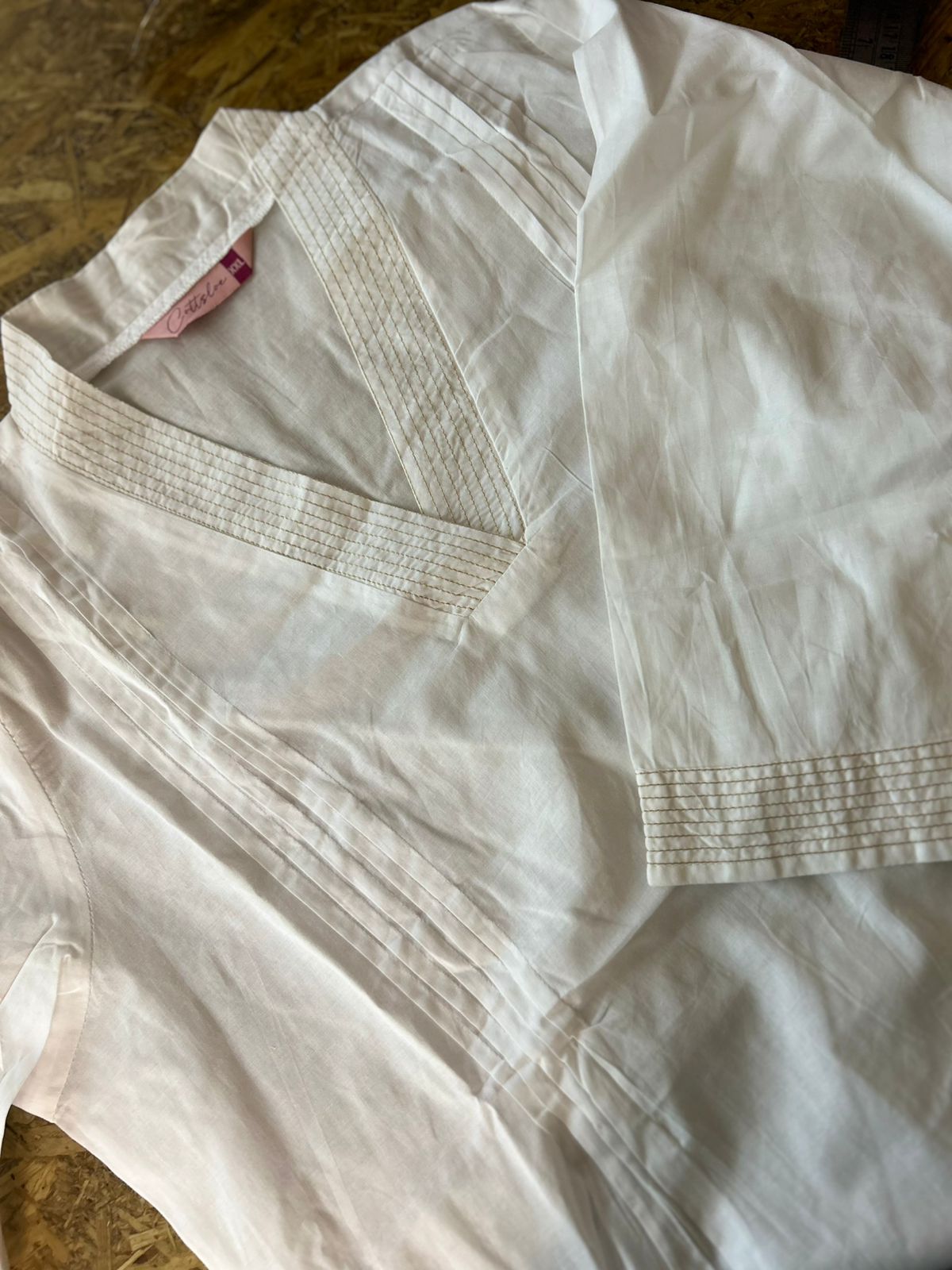 Co-ord set  -White color search code 4805